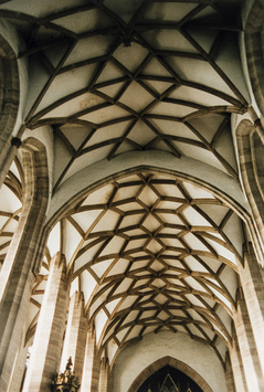 Vorschaubild Moritzkirche, Langhausgewölbe (Foto 1990)